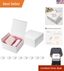 Versatile White Gift Boxes 10x10x5 Inches, Perfect for All Occasions - 10 Pack