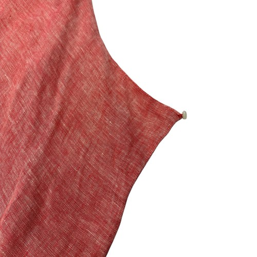 Abito midi 100% lino Capri abito rosso senza maniche taglia media, usato in ottime condizioni 100capri - Foto 5 di 18