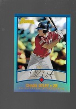 2013  Chase Utley, Bowman, Rookie, Blue, Refractor,  Reprint