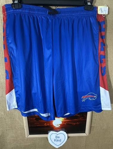 Neu mit Etikett NFL Team Bekleidung Buffalo Bills Football XL Herrenshorts lizenziert lose Ziehung