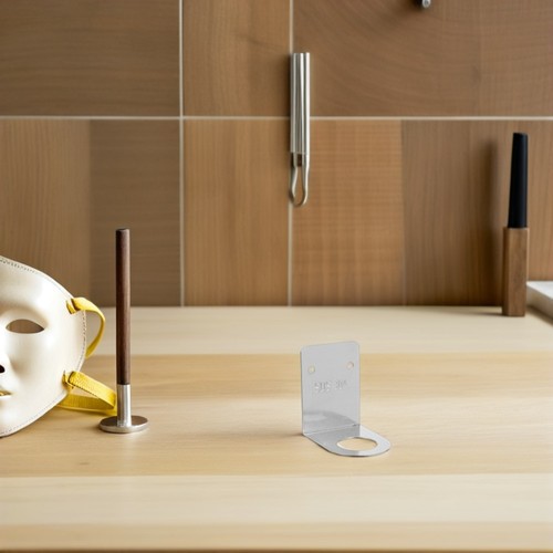  4 Stück Seifenflaschenspender Halter: Edelstahl Wandhalterung Rack - Shampoo - Bild 6 von 12