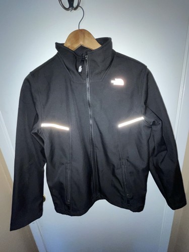 THE NORTH FACE Windwall Boys Zip Up Lightweight Black Jacket Size XLARGE 18/20 - Picture 3 of 15