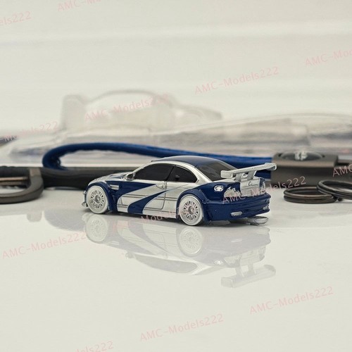 1/87 Scale Keychain DCM BMW M3 GTR E46 Need For Speed Diecast Model BRAND NEW - Picture 2 of 8