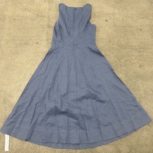 248 $ neu Reformation Sebastien Leinen Midikleid Kornblume Größe 2 - Bild 3 von 14