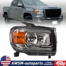 For Gmc Canyon 2015-2022 Halogen Wled Drl Projector Headlights Assy Right Side