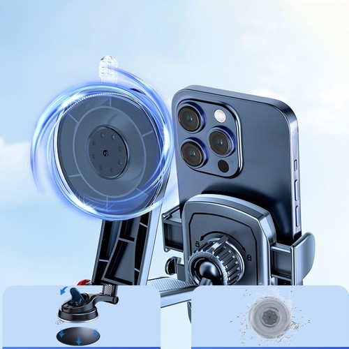 Support T��l��phone Tableau de Bord Voiture pour GPS et Mobile Angle de Vision R - Photo 11 sur 12