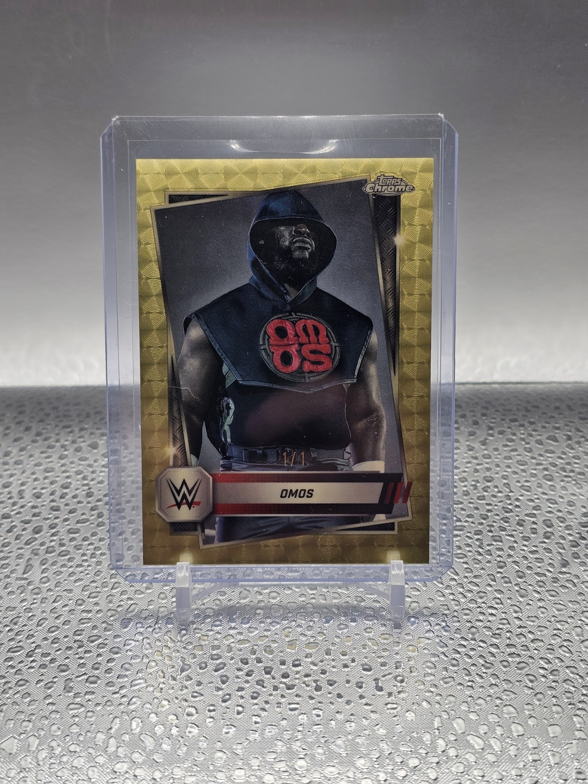 2025 Topps Chrome WWE #53 Omos SUPERFRACTOR 1/1