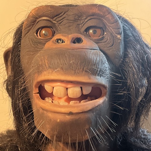 Vintage WowWee Alive Chimpanzee Animatronic with Remote - Not Working - Picture 24 of 24