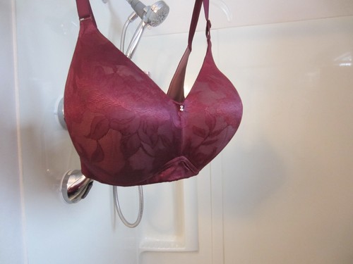 Neu ohne Etikett Damen Bügel BH leicht gefüttert Cacique Gr. 38G weinrot - Bild 11 von 14