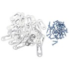  30 Pcs Keyhole Hanger for Mirror Hanging Bracket Hardware Pictures Metal