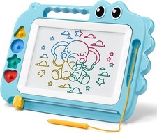 SGILE Toys for Kids, Magnetic Drawing Board Early without legs, Blue