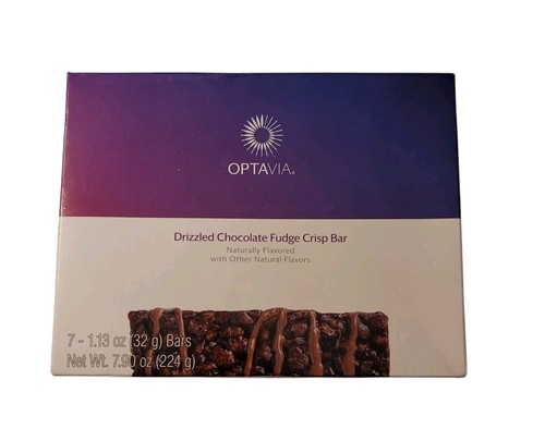 Optavia Drizzled Chocolate Fudge Crisp Bar - 7 Barrette - Nuovo - Scad. 8/11/25 - Foto 11 di 15