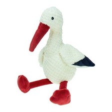 TRÖTSCH - Plüsch Storch gehäkelt 21 cm Plüschtier Stofftier Kuscheltier gehäkelt