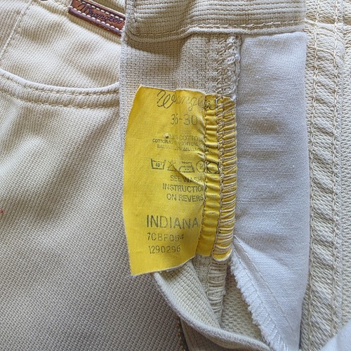 Wrangler Men’s Indiana Needlecord Jeans Size W36" x L30" Biege - Picture 6 of 12