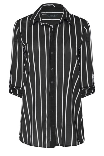M&Co Stripe Long Sleeve Shirt - Picture 6 of 9