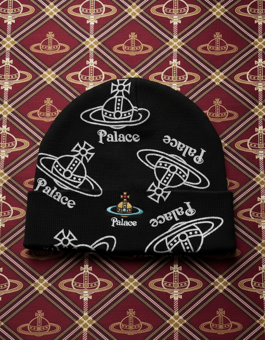 VIVIENNE WESTWOOD x PALACE Modern Fashion Winter Logo Warm Winter