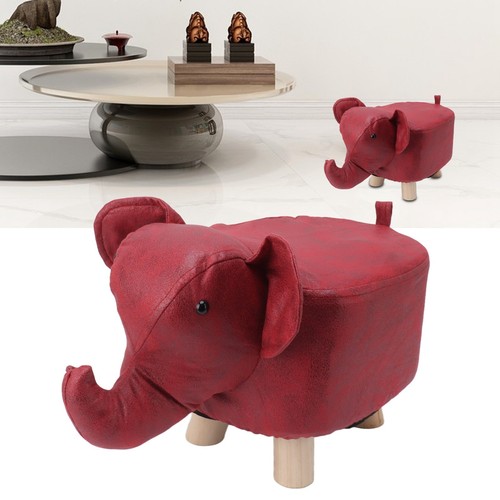 (Red)Animal Footstools Elephant Shaped Slip Resistant Silent Comfortable GB - Picture 14 of 24