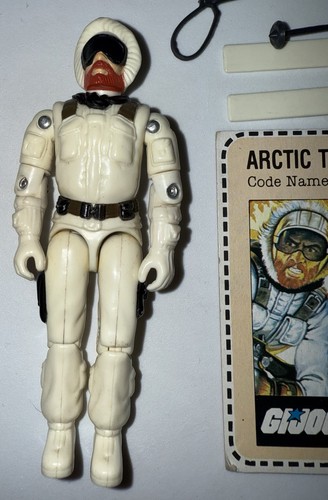 GI Joe ARAH V1 1983 Snow-Job 100% Complete W/New O-Ring Filecard Red Back Mail - Bild 2 von 4