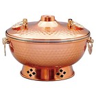 Japanese hammered shabu-shabu pot