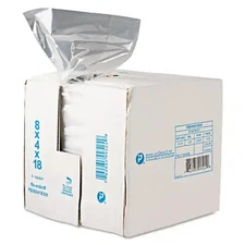 Inteplast Group PB080418R Get Reddi Food & Poly Bag, 8 x 4 x 18, 8-Quart, 0.6...