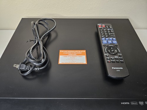 Panasonic DMR-EZ48V DVD Recorder VHS VCR Player W/ Remote Dubbing Tested/Works - Picture 7 of 17