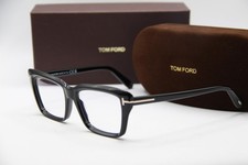 NEW TOM FORD TF 5894-B ECO 001 BLACK GOLD AUTHENTIC FRAMES EYEGLASSES 56-16