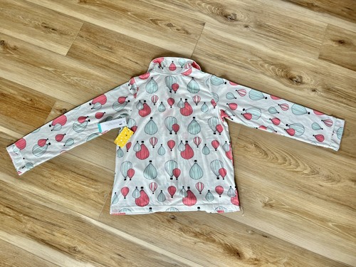 NWT Stitch Fix Rumi + Ryder Girl's 14 Pajamas Hot Air Balloons Pink Blue White - Afbeelding 4 van 7