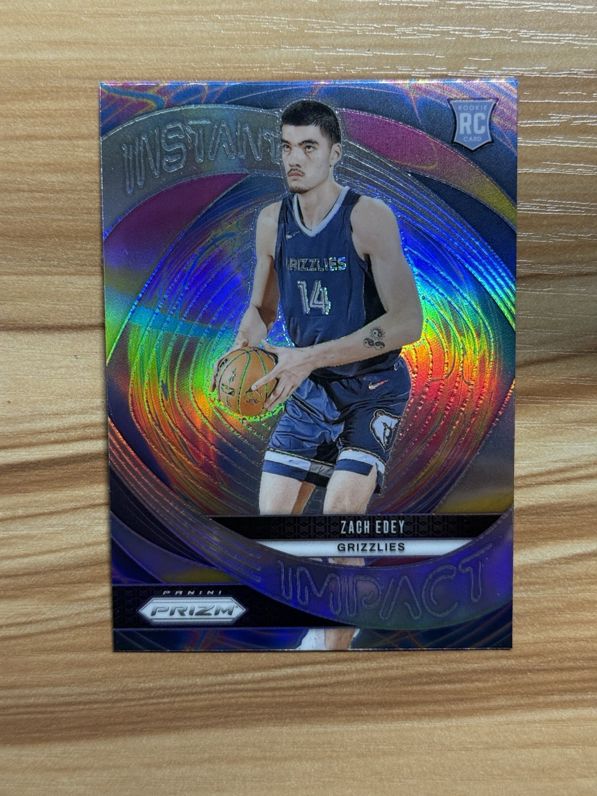 2024-25 Panini Prizm Zach Edey Instant Impact Rookie