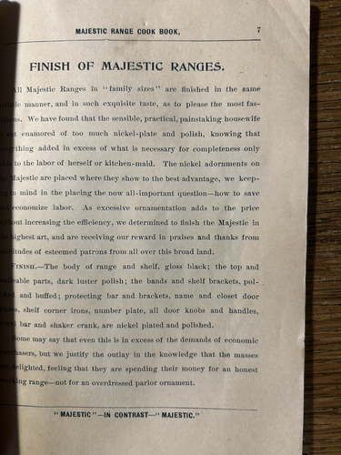 19th century Majestic Range cookstove Catalog & Cookbook 98 pgs - Picture 6 of 14