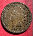 1895 US Indian Head Cent! Choice VF! Old US Coin!