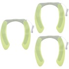 3 Count Heated Toilet Seats Bathroom Cushions Reusable Cover Pads