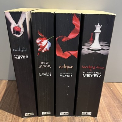 The Twilight Saga Book Series Set 1-4 by Stephanie Meyer Paperback Edition