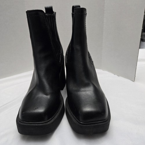 Mia Women's Emire Chelsea Ankle Platform Block Heel Booties Black Size 7.5 - Picture 2 of 11