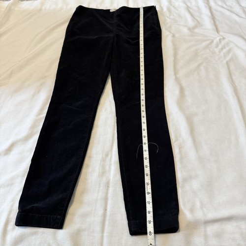 TORY BURCH Women’s 30 Black Corduroy Stretch High-Rise Leggings Pants - Picture 6 of 8