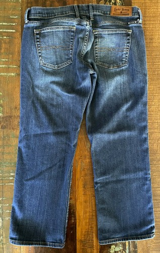 Pantalones de mezclilla para mujer Lucky Brand Sweet N Crop lavado oscuro talla 8/29 - Imagen 4 de 10