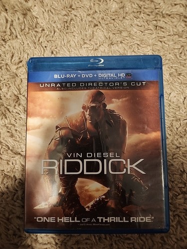 Riddick (Blu-ray/DVD, 2014, 2-Disc Set, Unrated ) - Picture 1 of 2