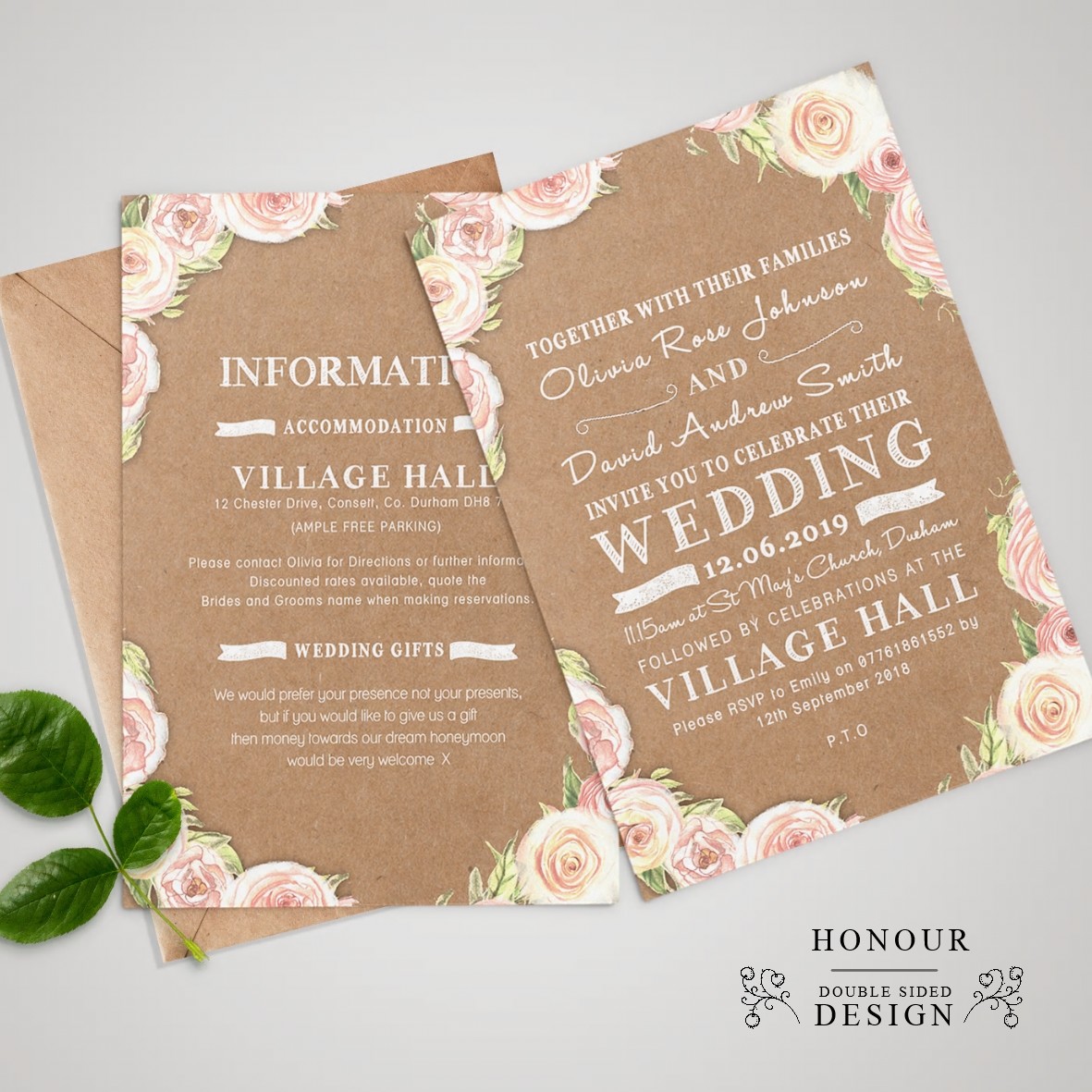 Personalised Wedding Day Sera doppia Inviti Con Buste a doppia Sera faccia de3765 Personalised Wedding Day Sera doppia Inviti Con Buste a doppia Sera faccia de3765