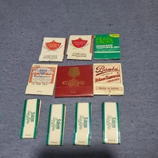 Vintage Advertising Matchbooks Swisher Sweet Budweiser Bambu Papers Matches
