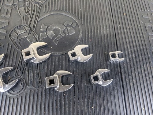 #az312 Snap-On SAE 3/8" Drive Open-End Crowsfoot Wrench Set FCO Set - Picture 18 of 19