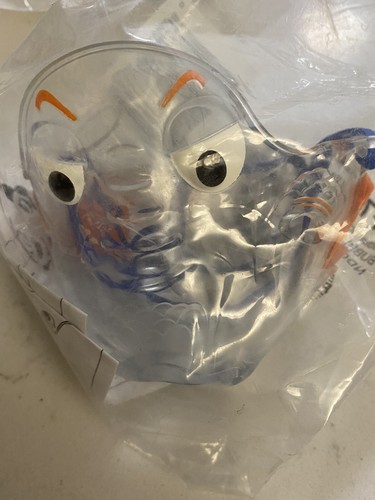 4 Pari Bubbles The Fish II Mask Lot Of Four Pediatric Aerosol Mark PVC Sealed - Picture 4 of 4