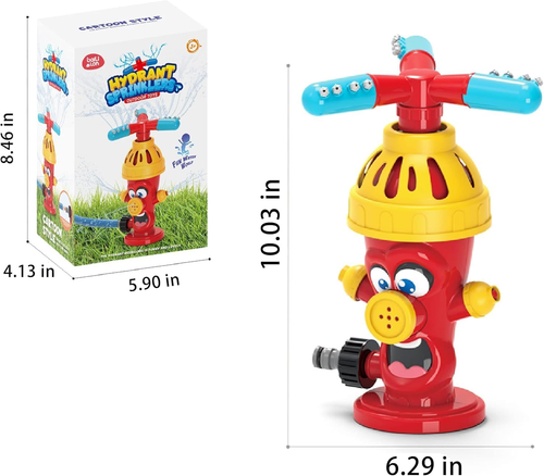 Summer Sprinkler outside Toys for Toddlers Kids,Outdoor Play Equipment Backyard - Picture 5 of 5