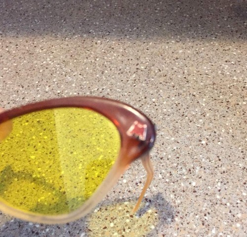 Vintage 1960s sunglasses night vision lunettes cat eye Very rare w original tags - Picture 11 of 11
