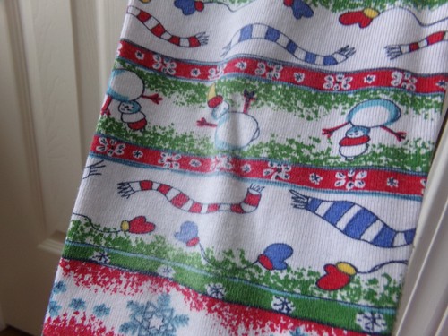 Vtg HANNA ANDERSSON Christmas WINTER Pajamas 5 Boys Girls Size 110 Xmas SNOWMAN - Picture 10 of 12