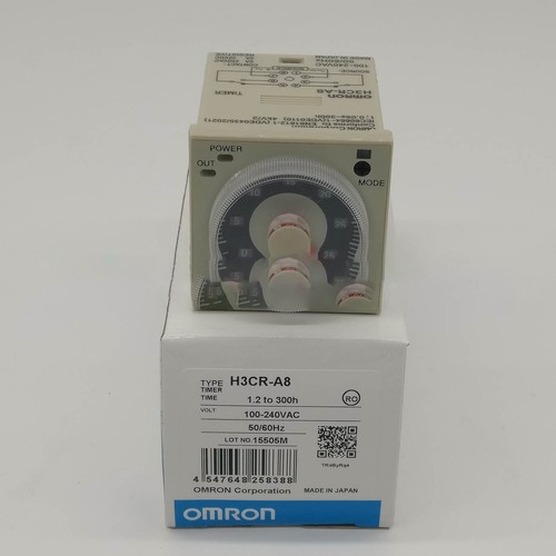 Brand New Omron H3CR-A8 ( H3CRA8 ) 100-240VAC Timer One year warranty &AF - Picture 1 of 6
