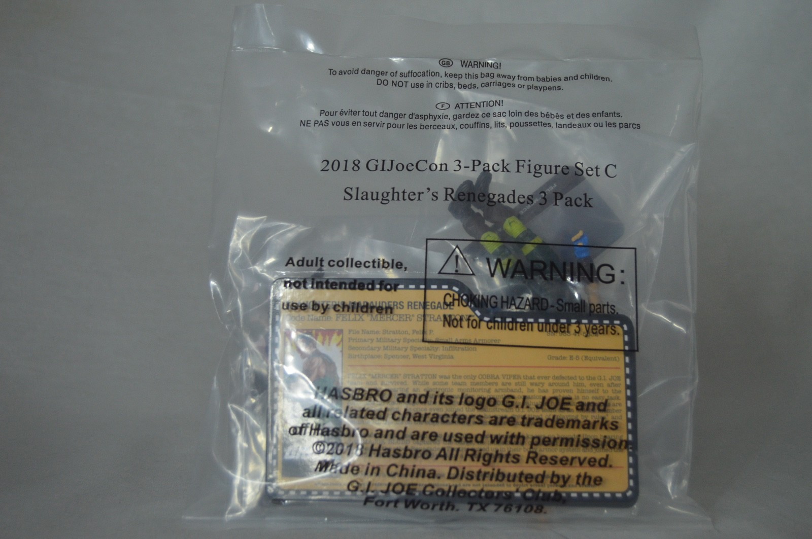 GI Joe JoeCon 2018 Slaughter’s Renegades 3 Pack 3 3 4 GI Joe JoeCon 2018 Slaughter’s Renegades 3 Pack 3 3 4