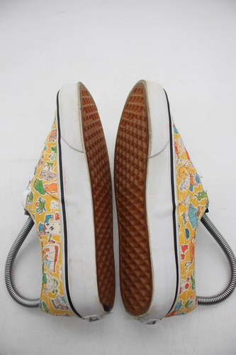Vans x Liberty Of London Women's Size 6 Alice In The Wonderland Sneakers Yellow - Picture 6 of 9