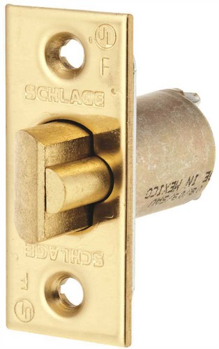 Schlage Commercial 11-085 605 A Dead Latch 2-3/8 Backset 1 Face Bright Brass - Bild 4 von 5