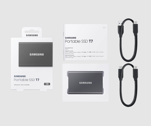 Samsung 1TB Portable SSD T7 External Hard Drive 1050MB/s USB 3.0 Mac Windows - Picture 6 of 6