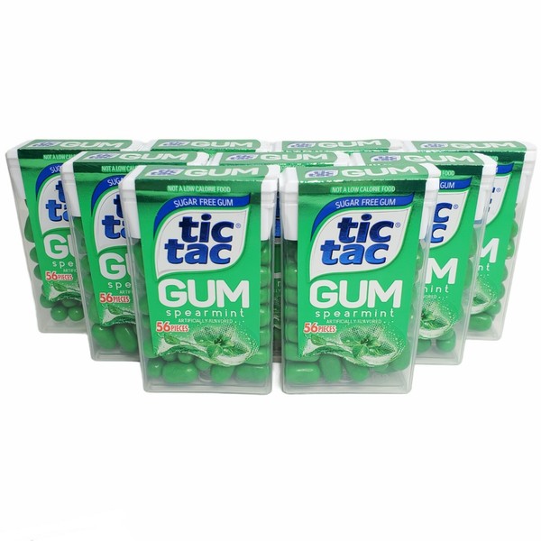 9 Packs Tic Tac Gum Spearmint Sugar 56 Pieces Each Exp March 20 2020 for sale online eBay