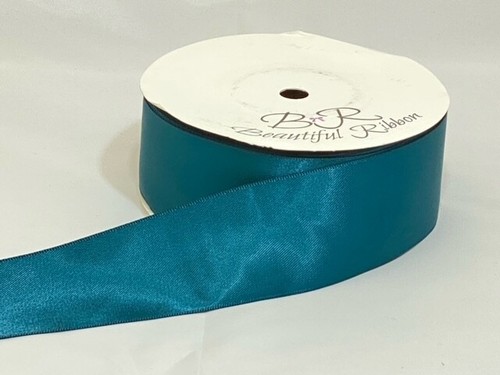 3mm 7mm 10mm 15mm 25mm 38mm 50mm DARK TEAL GREEN Satin Ribbon double sided - Picture 8 of 10